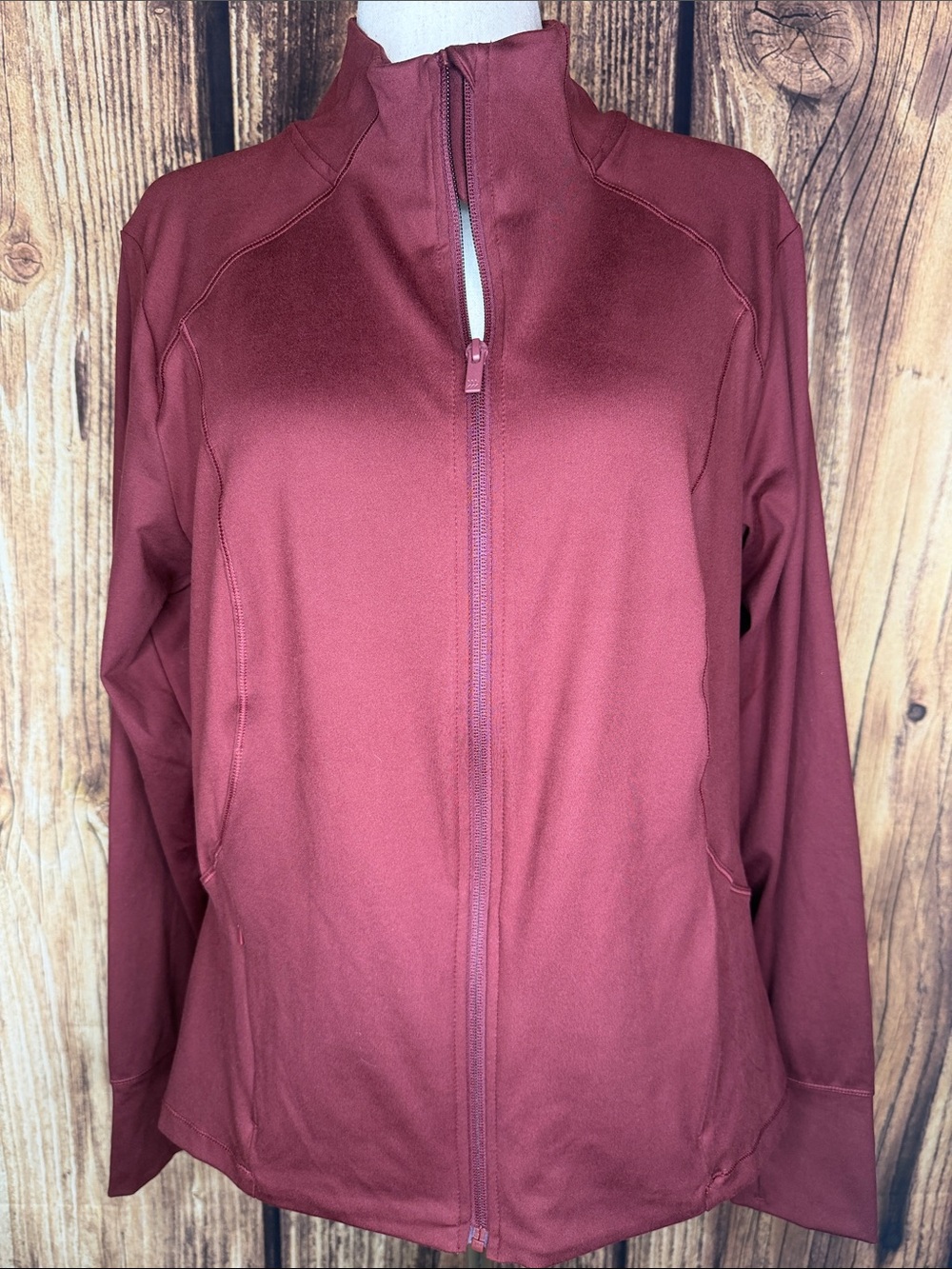 all in motion Women's Zip-Front Jacket in Maroon